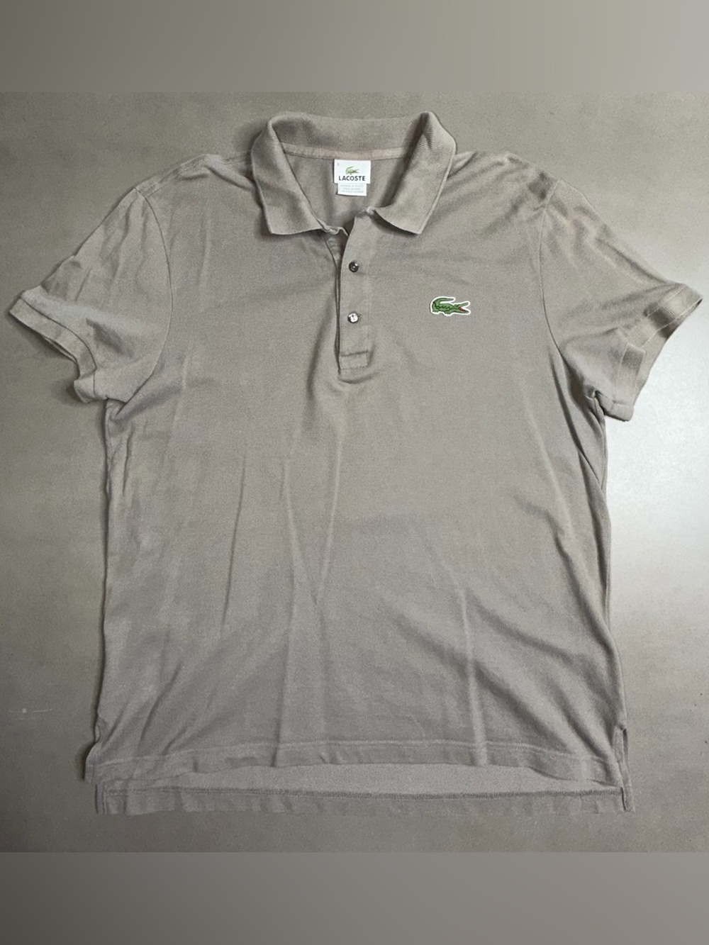 Lacoste Short Sleeve Grey Polo Shirt - 6
